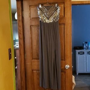 Express strapless Maxi Dress